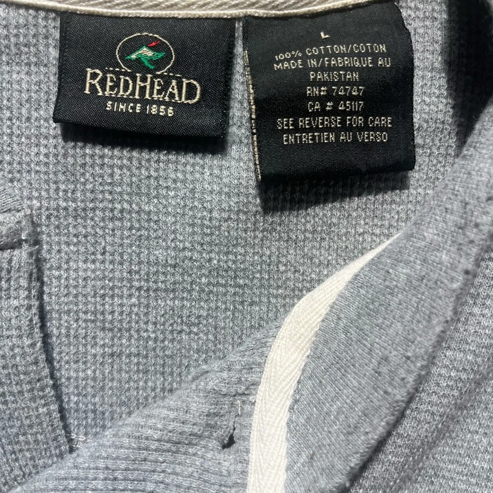 RedHead men’s thermal size large 100% cotton. - Picture 3 of 4